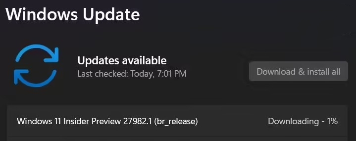 微软 Win11 Canary 预览版 27982 发布！附文件下载