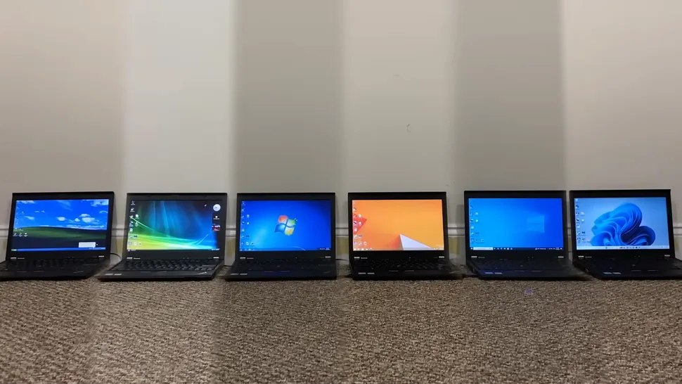 六代 Windows 系统对比测试，Win11 在老旧硬件上表现垫底