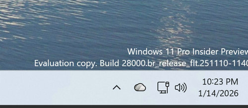 微软 Win11 预览版桌面水印不更新问题将修复