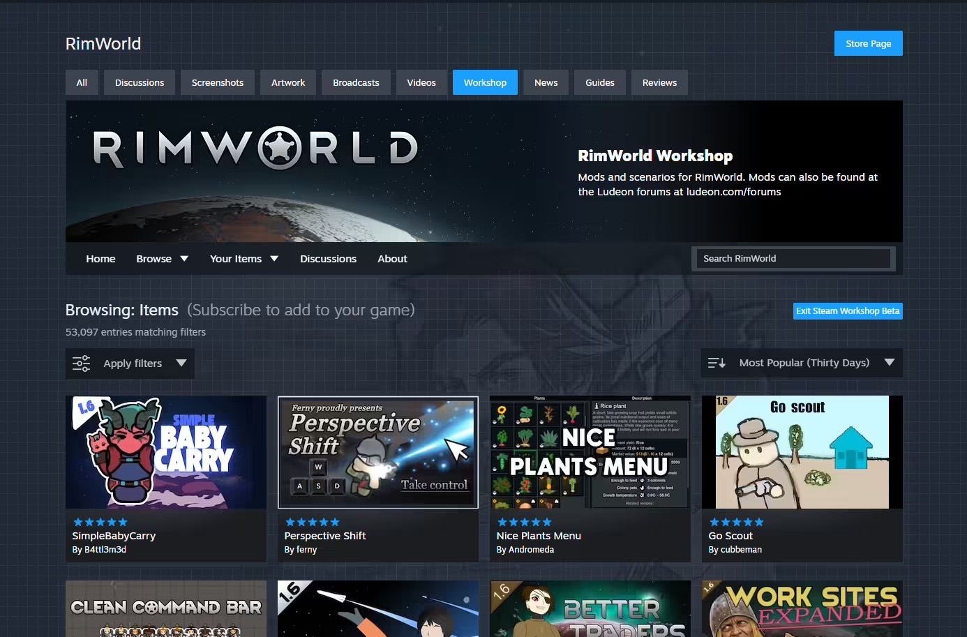 Steam 创意工坊启动新版 UI 测试：浏览体验大幅升级