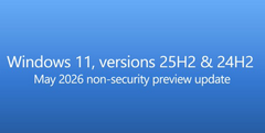 微软 Win11 24H2 / 25H2 发布 5 月可选更新补丁 KB5089573
