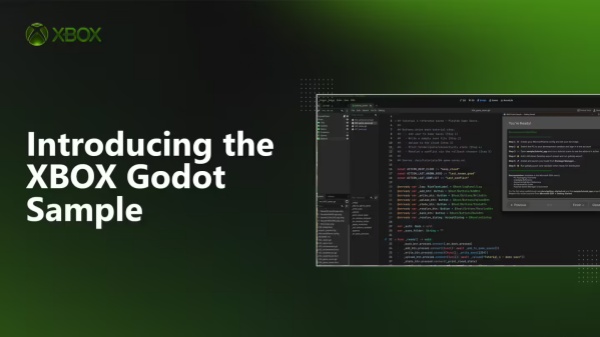 微软开放 Godot 对接方案，完善 Xbox 游戏生态
