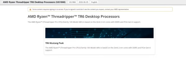 带宽大幅提升，AMD 下一代 Zen 6 Threadripper Pro 搭载 PCIe Gen 6