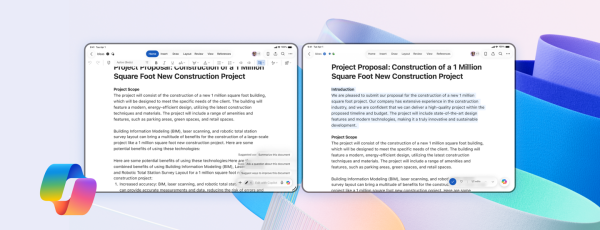  Word iPad 版正在内测，加入 AI 功能用于快速写稿改稿