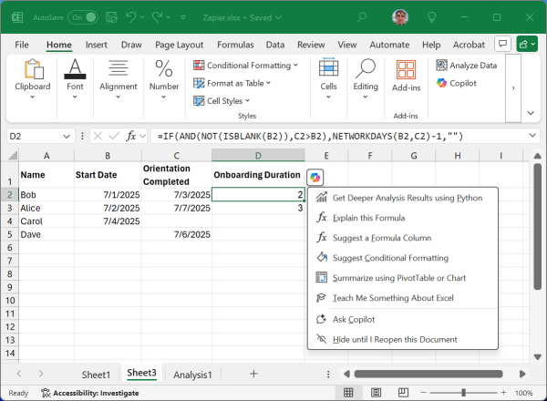 Excel 单元格 COPILOT () AI 函数即将被微软移除！