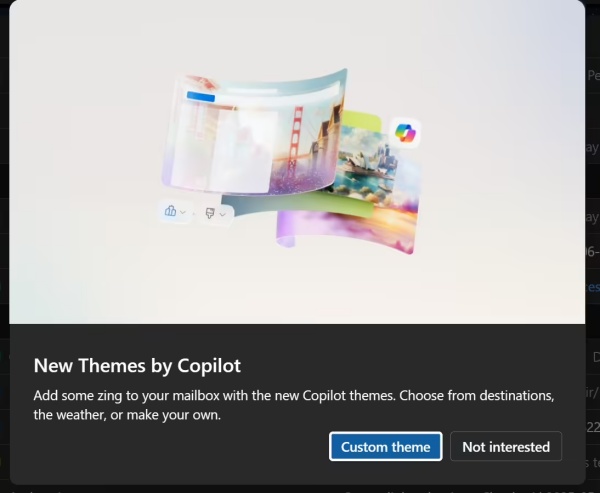微软 Outlook 将下线 Copilot 生成主题，Copilot 体验迎来改版